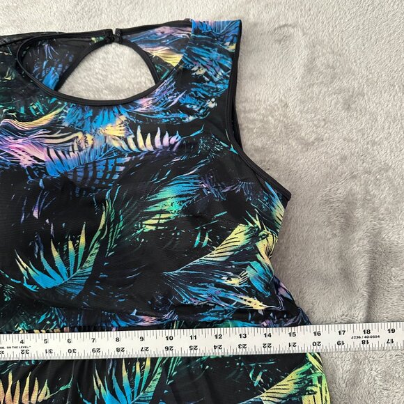 Torrid Swimsuit One Piece Swim Dress Women's size 0 12 High Neck - Picture 3 of 6